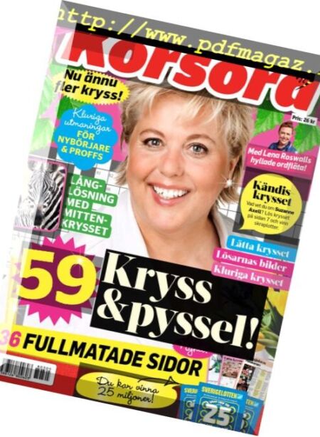Korsord – 5 mars 2018 Cover