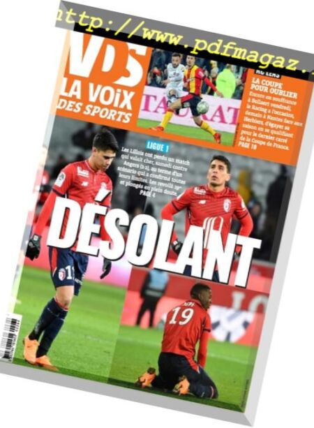 La Voix des Sports Flandres – 26 fevrier 2018 Cover