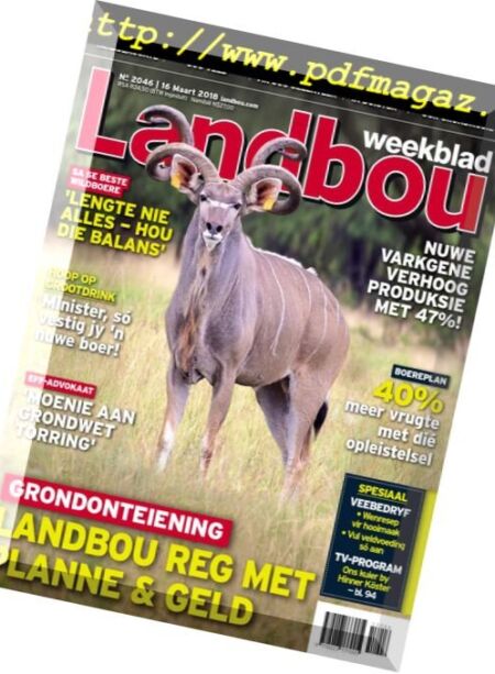 Landbouweekblad – 19 Maart 2018 Cover