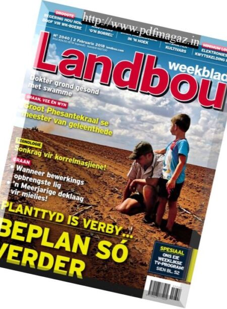 Landbouweekblad – 5 Februarie 2018 Cover