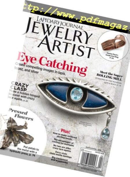 Lapidary Journal Jewelry Artist – March 2018 Cover