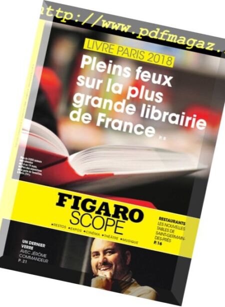 Le Figaroscope – 14 Mars 2018 Cover