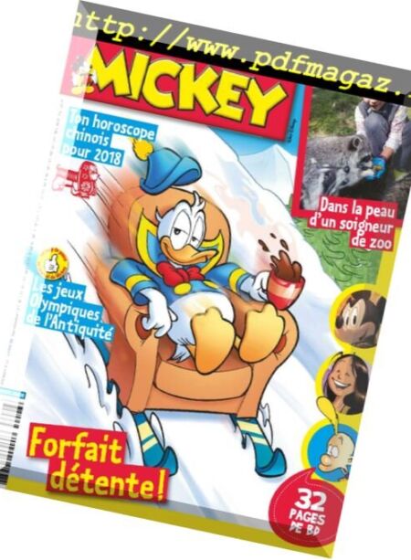 Le Journal de Mickey – 14 fevrier 2018 Cover