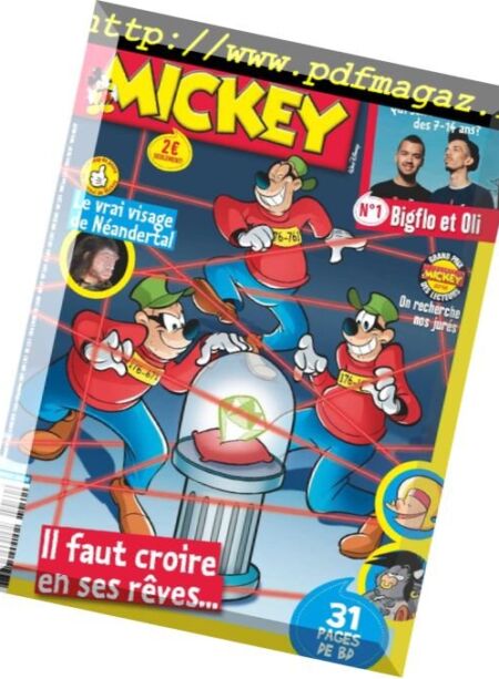 Le Journal de Mickey – 14 mars 2018 Cover