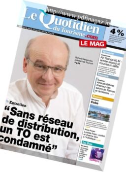 Le Quotidien du Tourisme – janvier 2018