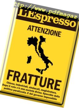 l’Espresso – 18 Marzo 2018