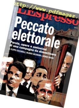 L’Espresso – 25 febbraio 2018