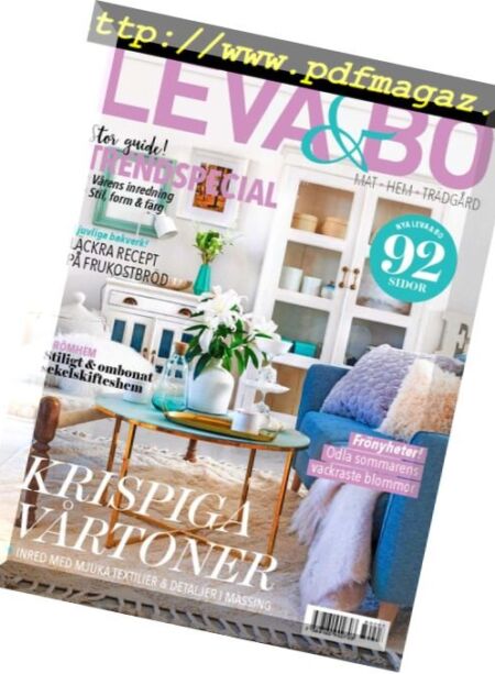 Leva & bo – 3 februari 2018 Cover