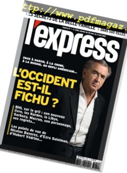L’Express – 29 mars 2018