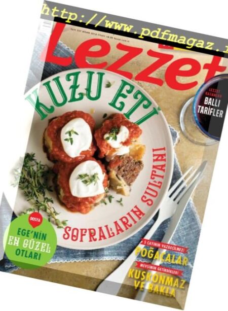 Lezzet – Nisan 2018 Cover