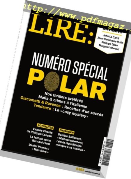 Lire – 29 mars 2018 Cover