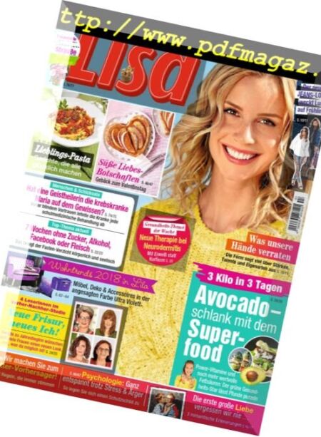 Lisa – 7 Februar 2018 Cover