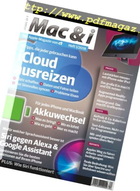 Mac & i – Februar-Marz 2018 Cover