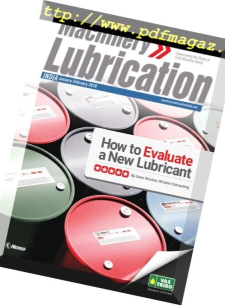 MACHINERY LUBRICATION INDIA – March 2018 Cover