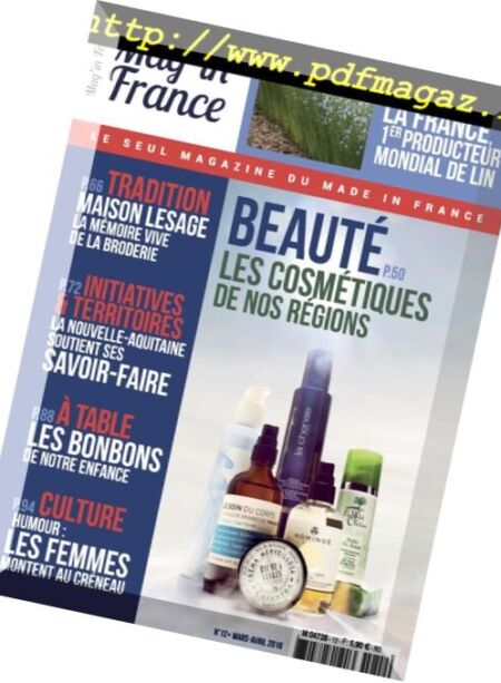 Mag in France – mars 2018 Cover