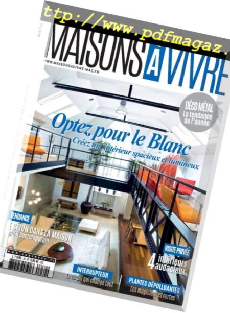 Maisons a Vivre – fevrier 2018 Cover