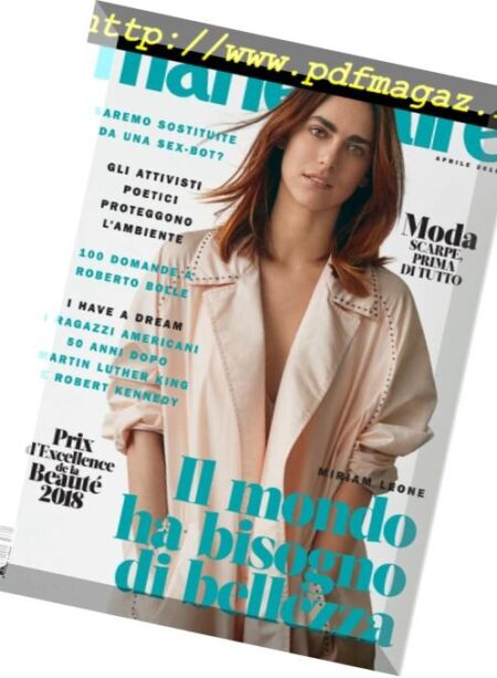 Marie Claire Italia – marzo 2018 Cover