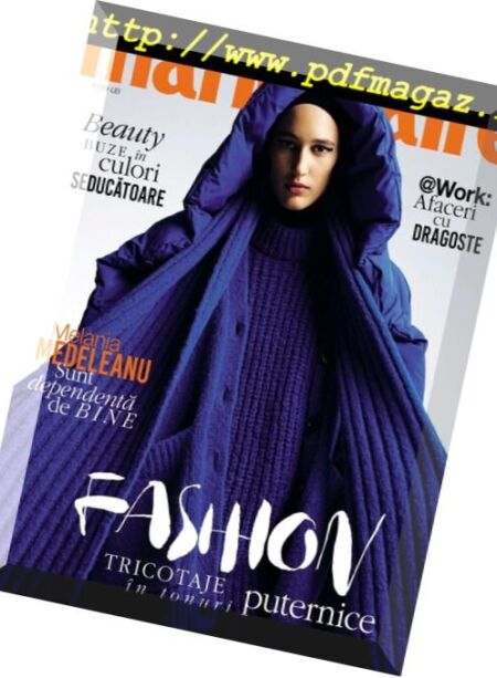 Marie Claire Romania – ianuarie 2018 Cover