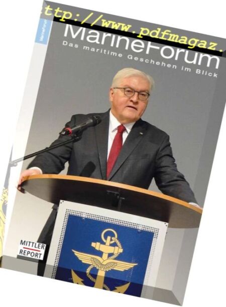 Marine Forum – Marz 2018 Cover
