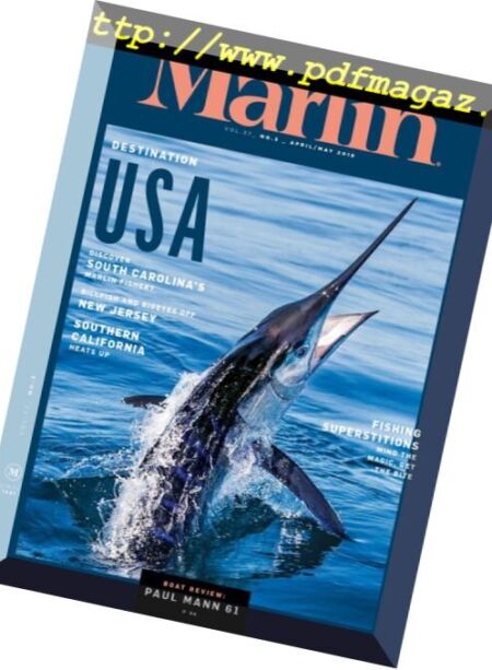 Marlin – April 2018 Cover