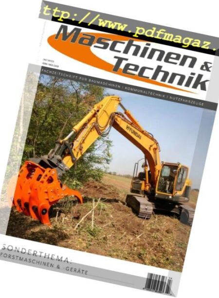 Maschinen & Technik – April 2018 Cover