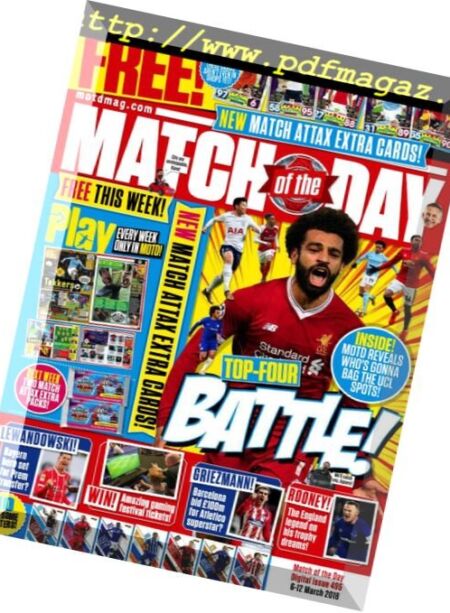 Match of the Day – 8 March 2018 Cover