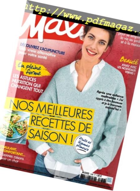 Maxi France – 19 mars 2018 Cover