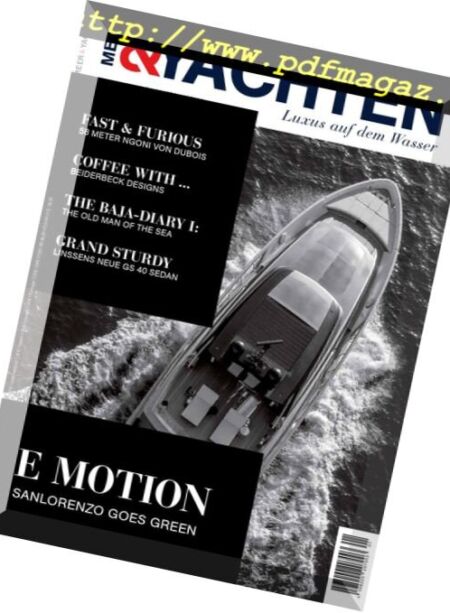 Meer & Yachten – April 2018 Cover