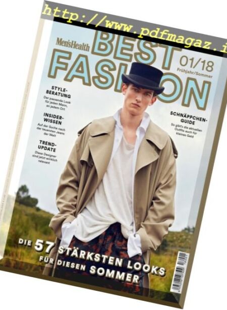 Men’s Health Best Fashion – Marz 2018 Cover