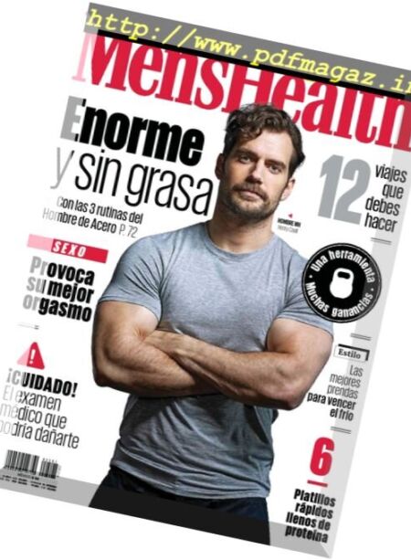 Men’s Health Mexico – enero 2018 Cover