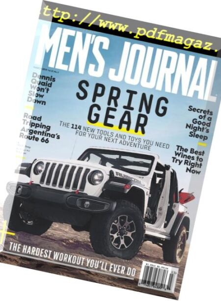 Men’s Journal – March 2018 Cover
