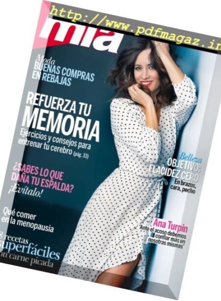 Mia Espana – 17 enero 2018 Cover