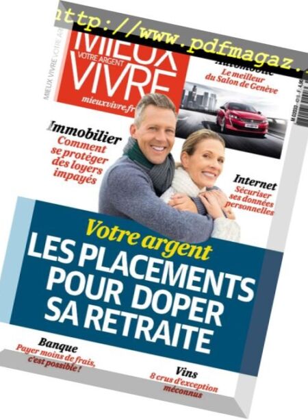 Mieux Vivre Votre Argent – avril 2018 Cover