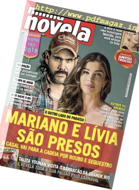 Minha Novela Brazil – – 9 Fevereiro 2018 Cover