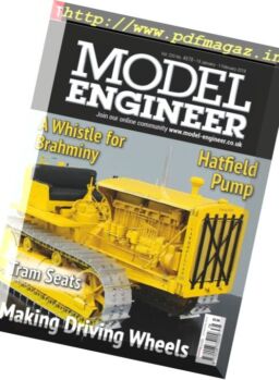 Model Engineer – 19 January 2018
