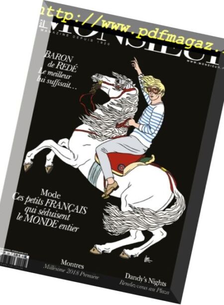 Monsieur – 23 fevrier 2018 Cover