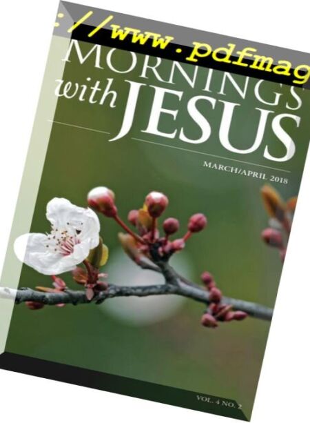 Mornings with Jesus – March 2018 Cover
