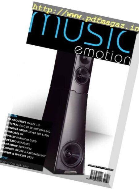 Music Emotion – November 2017 Cover