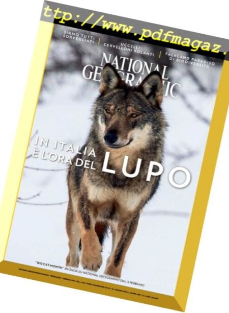 National Geographic Italia – febbraio 2018 Cover