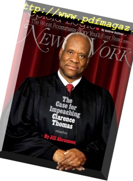 New York Magazine – 19 February 2018 Cover