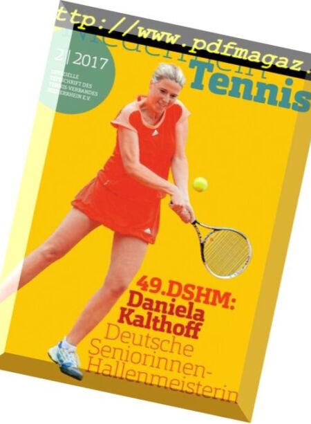 Niederrhein Tennis – Nr.2, 2017 Cover