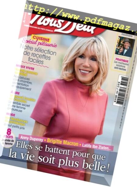 Nous Deux – 6 mars 2018 Cover