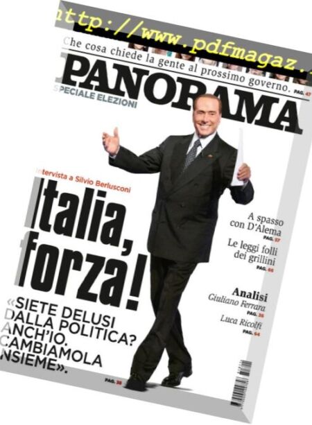 Panorama Italia – 1 marzo 2018 Cover