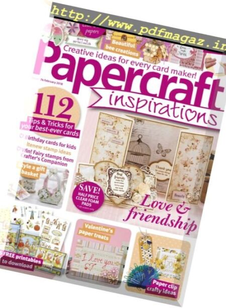 PaperCraft Inspirations – February 2018 Cover