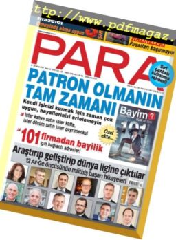 Para – 18 Mart 2018