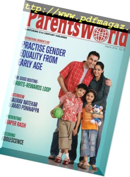 ParentsWorld – March 2018 Cover