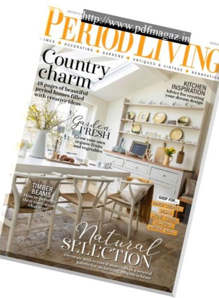Period Living – March 2018 Cover
