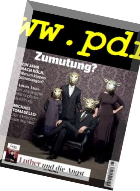 Philosophie Magazin Germany – Dezember 2016 – Januar 2017 Cover