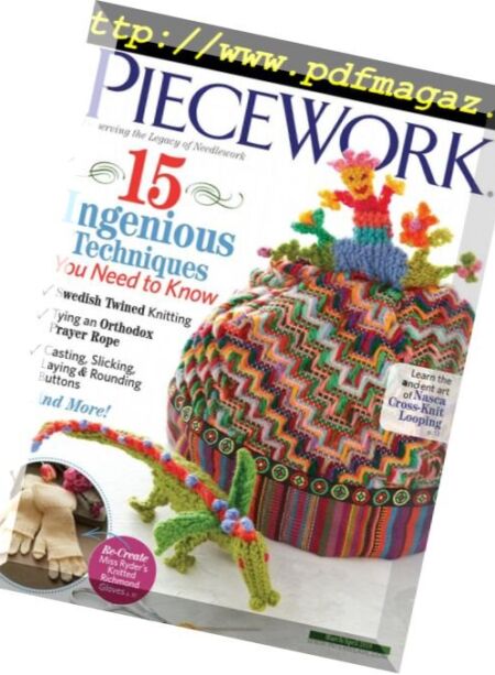 PieceWork – March-April 2018 Cover