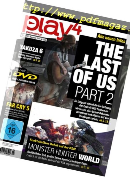 Play4 Germany – Marz 2018 Cover